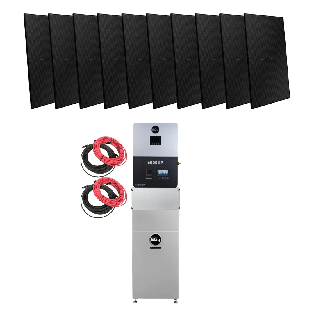 EG4 6000XP off-grid kit KIT-E0013, representatieve apparatuur